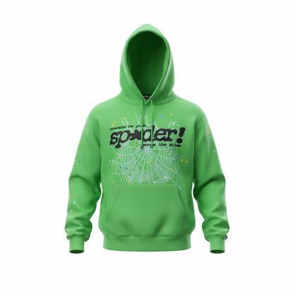 Green Spider Hoodie