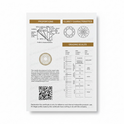 Halo Moissanite Earrings