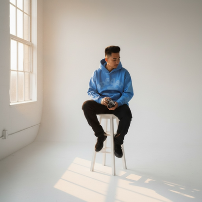 Light Blue SP5DER Hoodie