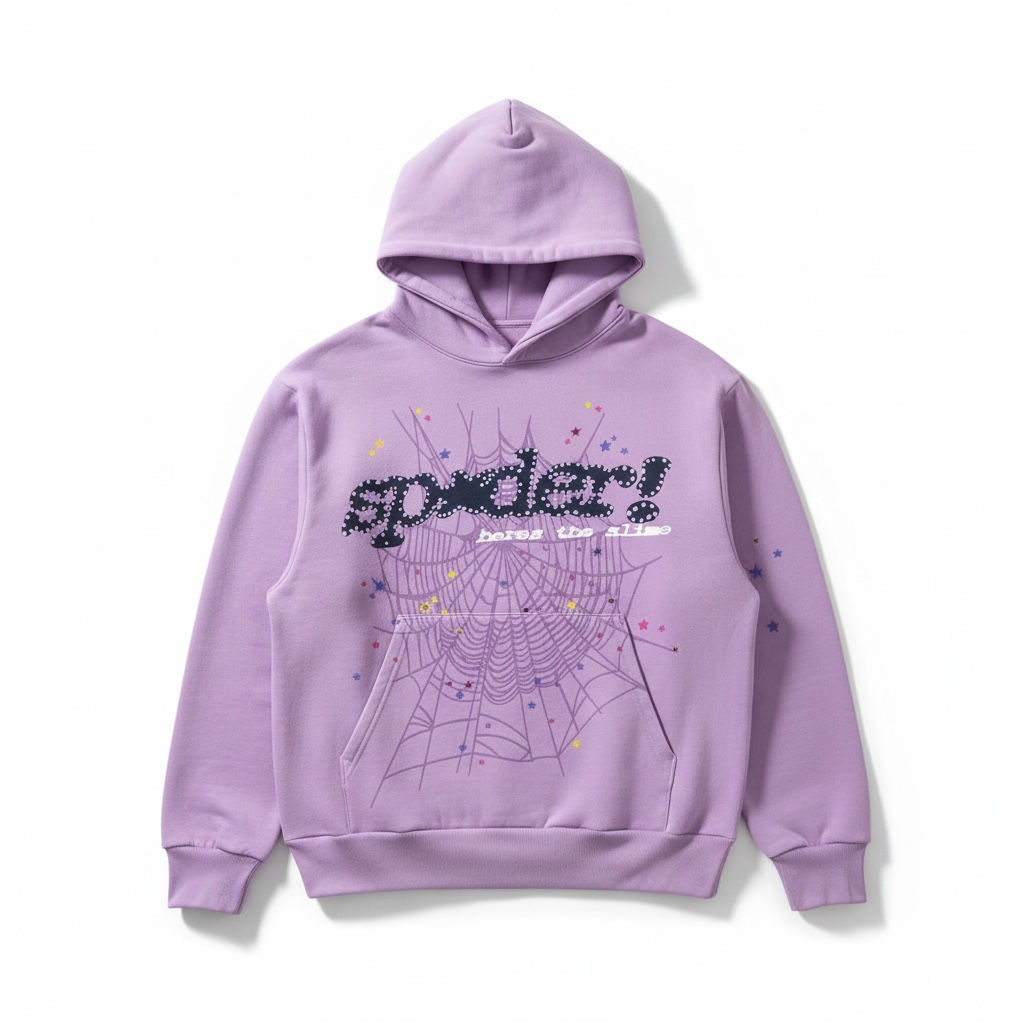 Purple + Black Spider Hoodie