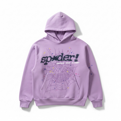 Purple + Black Spider Hoodie
