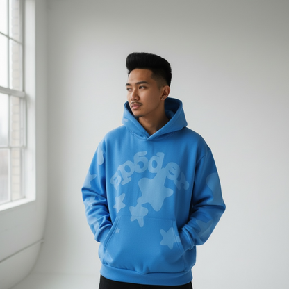 Light Blue SP5DER Hoodie
