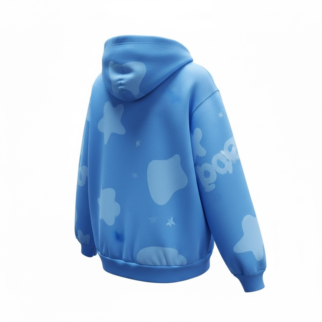 Light Blue SP5DER Hoodie