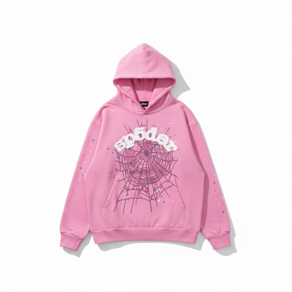 Pink SP5DER Hoodie